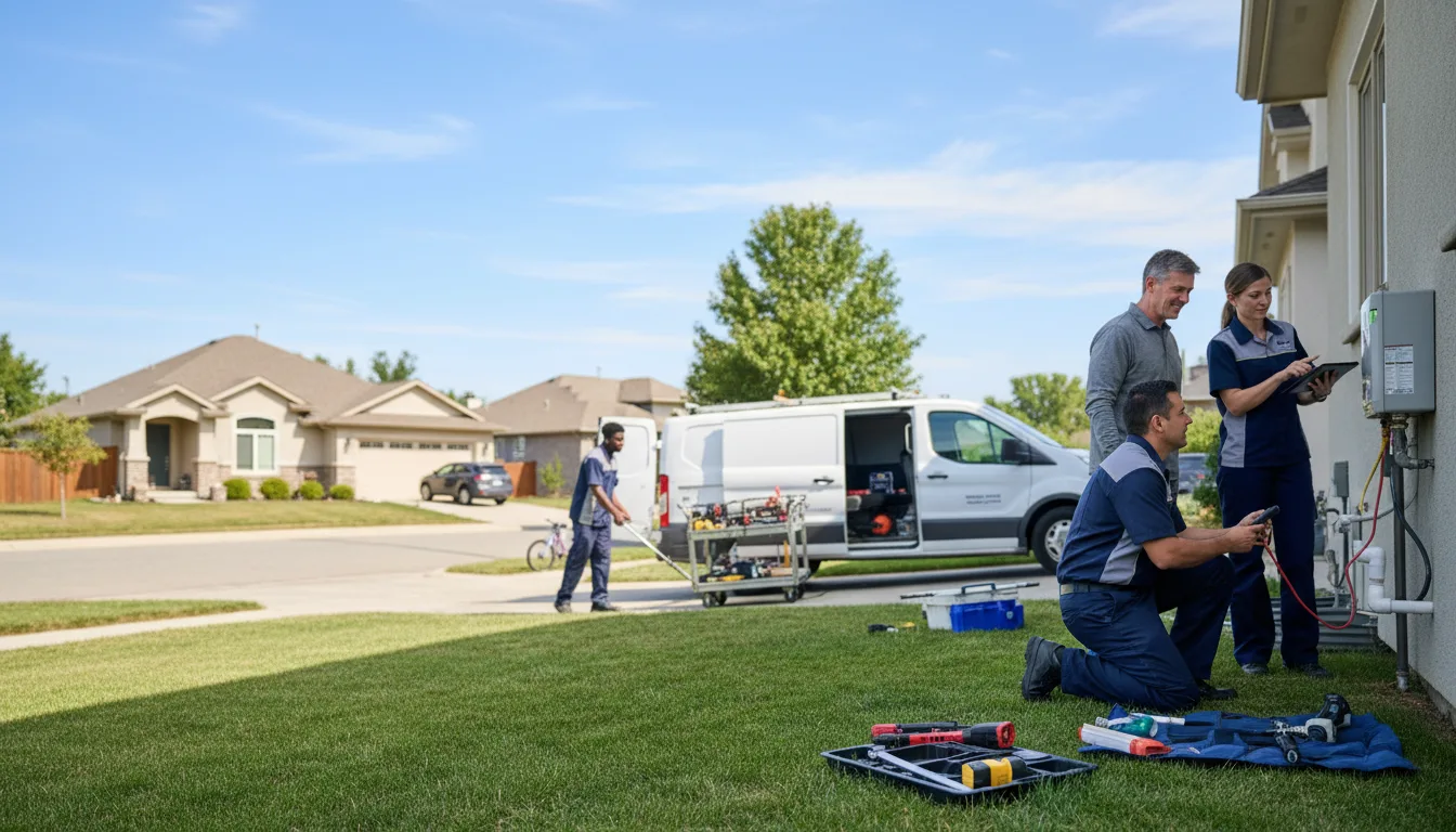 Tankless water heater service in Brazoria, TX